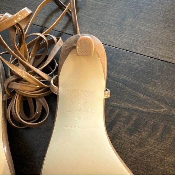 Steven Madden Strappy Sandals Lace Up Size 9 Tan - Picture 10 of 10